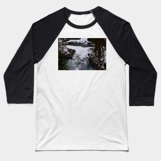 Ice Dam in the Rockies. Baseball T-Shirt